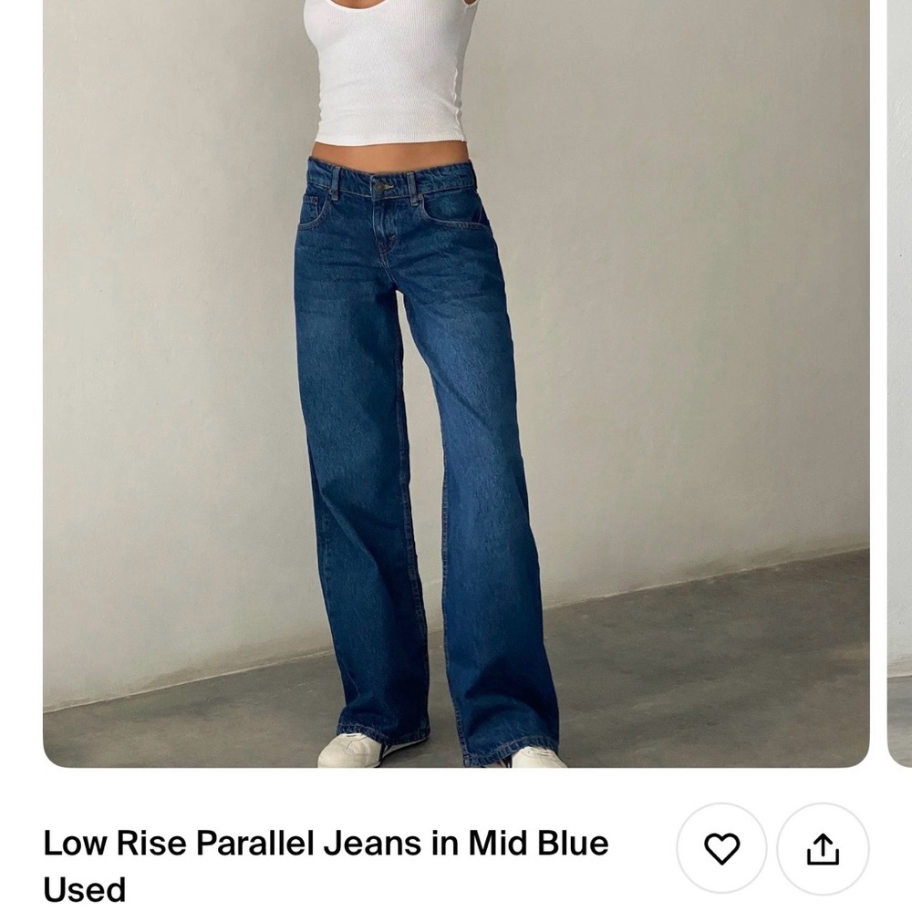 Motel Rock Jeans (Mid Blue Color)